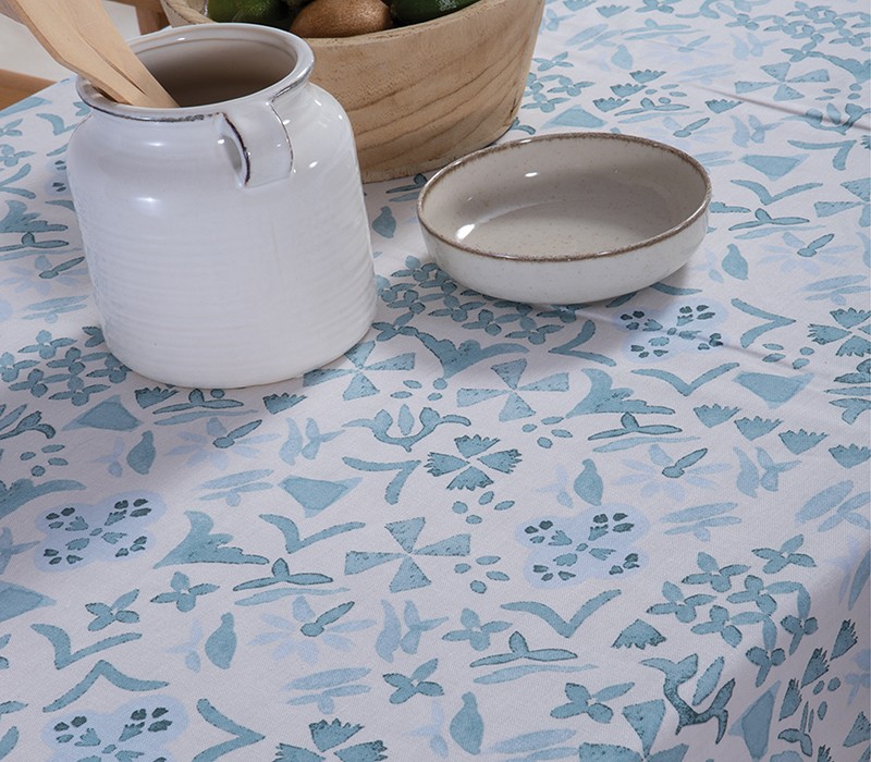ΤΡΑΠΕΖΟΜΑΝΤΗΛΟ CYANER BLUE 140X180 NEF-NEF HOMEWARE