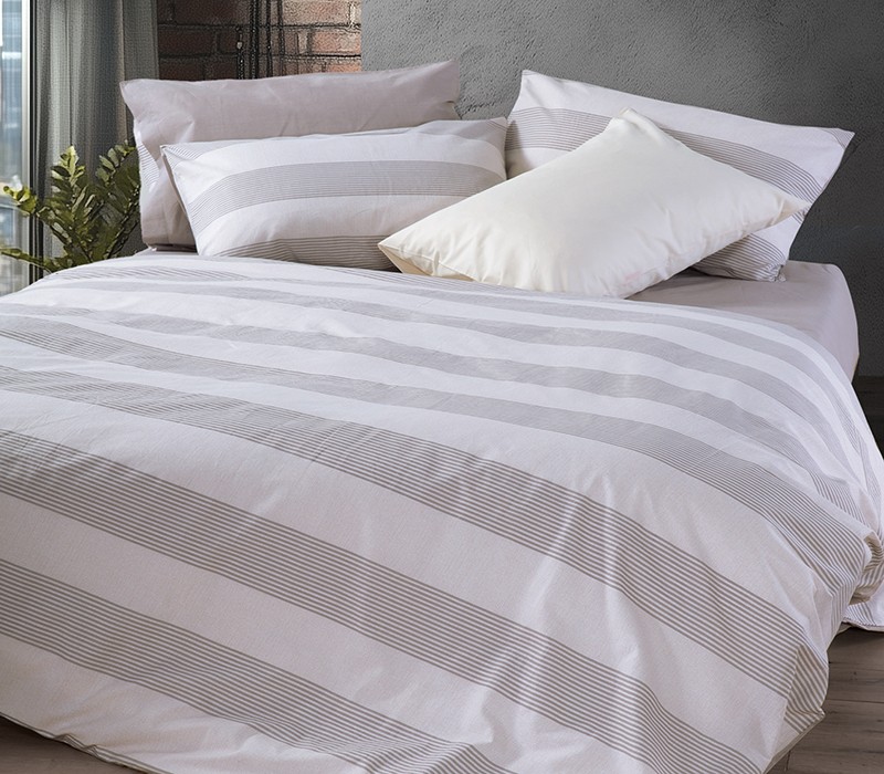 ΣΕΤ ΣΕΝΤΟΝΙΑ ΒΑΜΒΑΚΕΡΑ ΜΟΝΑ CASUAL STRIPE ΜΕ ΛΑΣΤΙΧΟ NEF-NEF HOMEWARE
