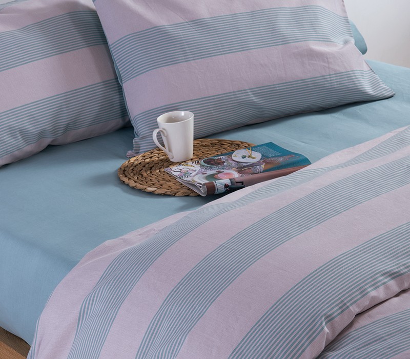 ΣΕΤ ΣΕΝΤΟΝΙΑ ΒΑΜΒΑΚΕΡΑ ΜΟΝΑ CASUAL STRIPE ΜΕ ΛΑΣΤΙΧΟ NEF-NEF HOMEWARE