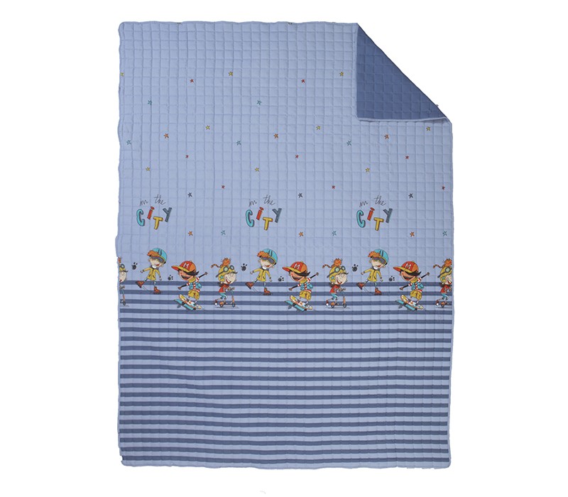 ΠΑΙΔΙΚΟ ΚΟΥΒΕΡΛΙ ΜΟΝΟ IN THE CITY 180X240 NEF-NEF HOMEWARE