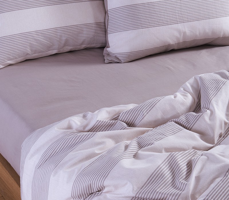 ΣΕΤ ΣΕΝΤΟΝΙΑ ΒΑΜΒΑΚΕΡΑ ΜΟΝΑ CASUAL STRIPE ΜΕ ΛΑΣΤΙΧΟ NEF-NEF HOMEWARE