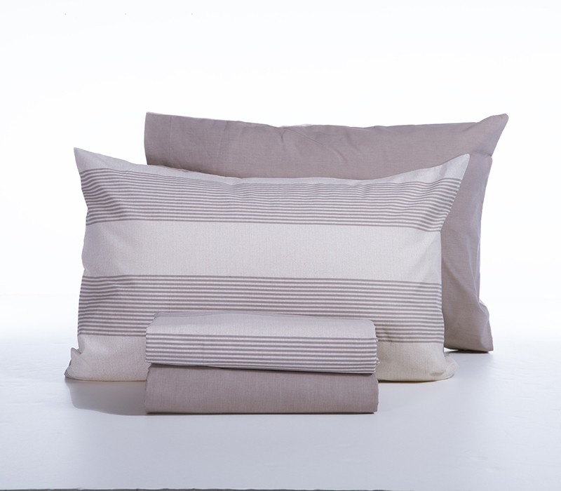 ΣΕΤ ΣΕΝΤΟΝΙΑ ΒΑΜΒΑΚΕΡΑ ΜΟΝΑ CASUAL STRIPE ΜΕ ΛΑΣΤΙΧΟ NEF-NEF HOMEWARE