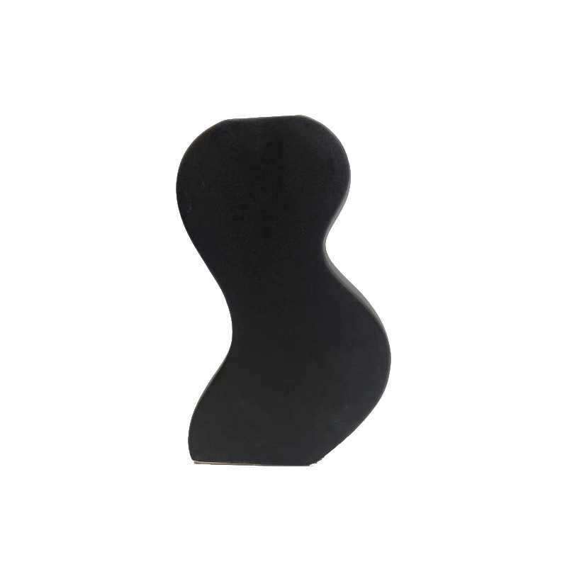 ΕΠΙΤΡΑΠΕΖΙΟ ΚΕΡΑΜΙΚΟ ΔΙΑΚΟΣΜΗΤΙΚΟ SEBOR HM4590.02 MATTE BLACK 13x6x22Υεκ