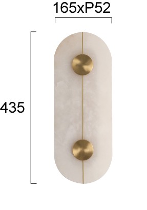 Φωτιστικό Τοίχου Oval Lusso