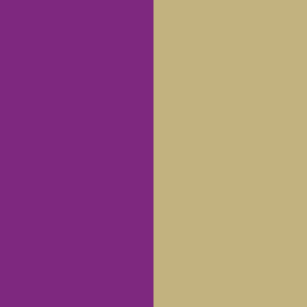 PURPLE/ECRU