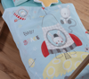 ΚΟΥΒΕΡΤΑ ΒΑΜΒ.ΠΙΚΕ BABY SPACE L. BLUE  110X150
