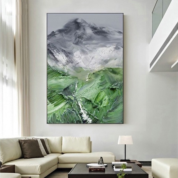5605 ΠΙΝΑΚΑΣ ΖΩΓΡΑΦΙΚΗΣ ΚΑΜΒΑΣ/ΞΥΛ.ΠΛΑΙΣΙΟ MOUNTAIN 80X100 MULTI