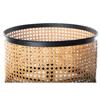 GP391018 METAL-RATTAN TABLE LAMP 35x35x50 CM