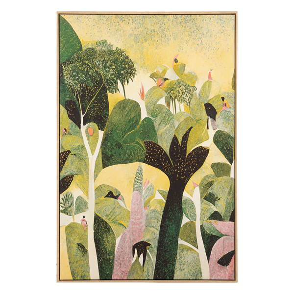 LANDSCAPE NATURAL FRAME CANVA 83X5X124CM