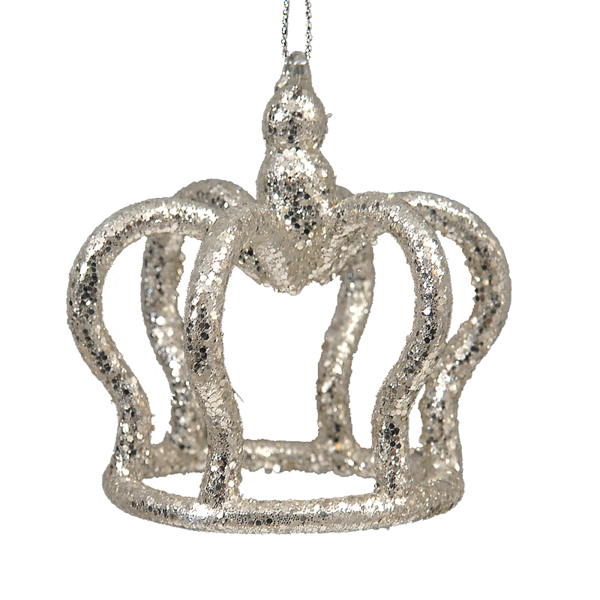 12/144-7,5cm Gold crown ornament