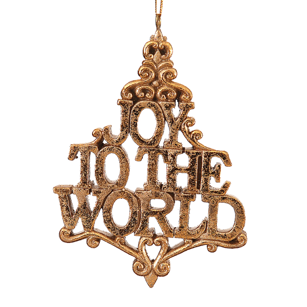 12/72-13,5cm Plastic gold ornament