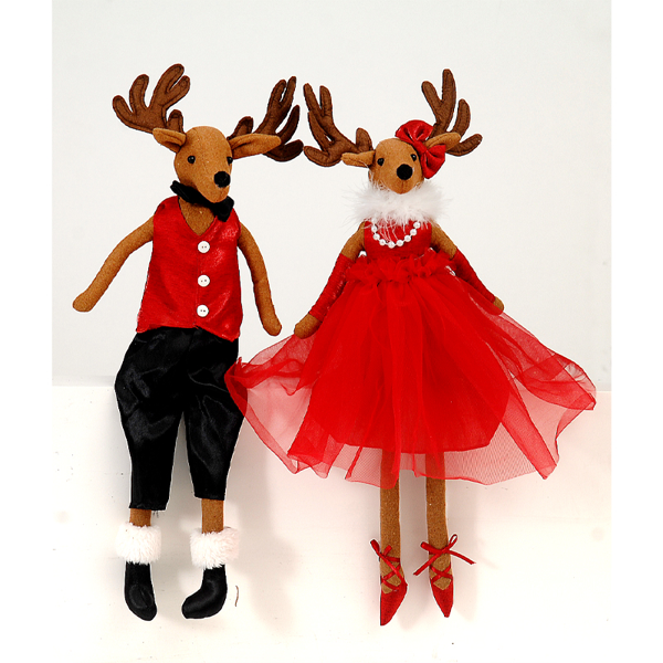 6/12-45cm Reindeer couple