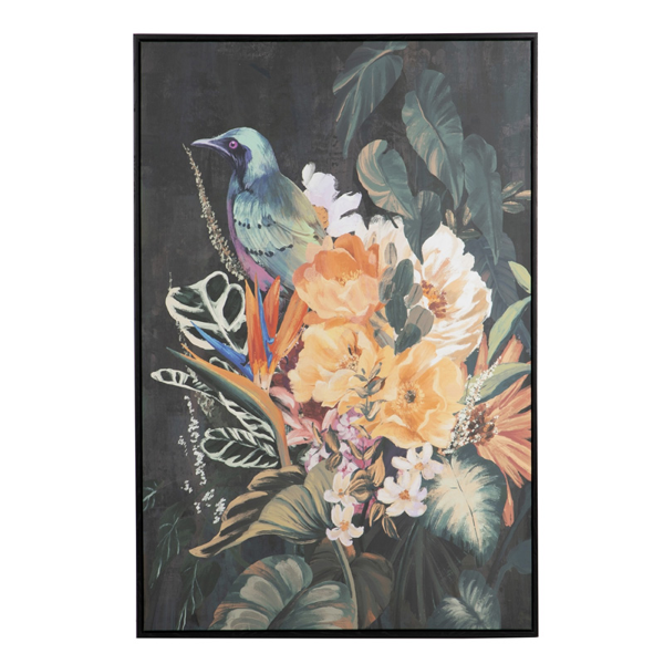FLOWER CANVA WITH FRAME 80x4x120 CM