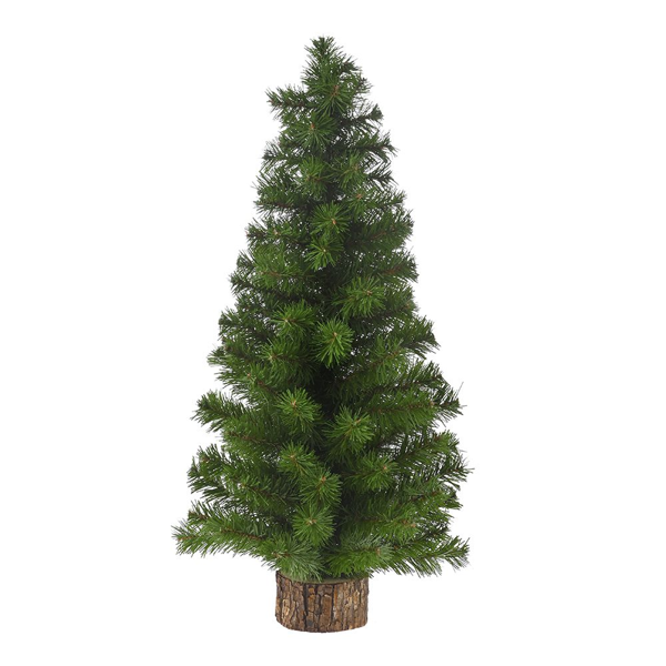 ΧΡ ΠΡΑΣΙΝΟ ΔΕΝΔΡΑΚΙ ΣΕ ΞΥΛΙΝΗ ΒΑΣΗ 75ΕΚ