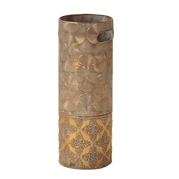 GOLDEN METAL UMBRELLA STAND 20X20X55CM