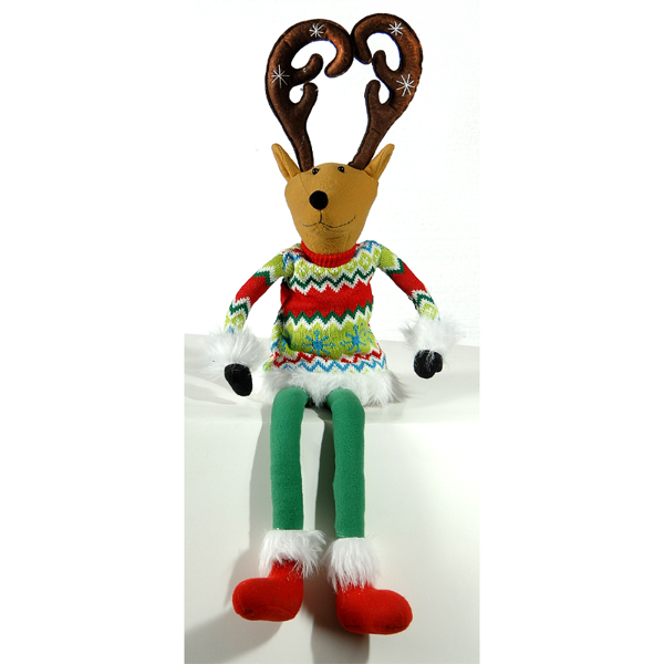 2 Asst Sitting Reindeer 80cm