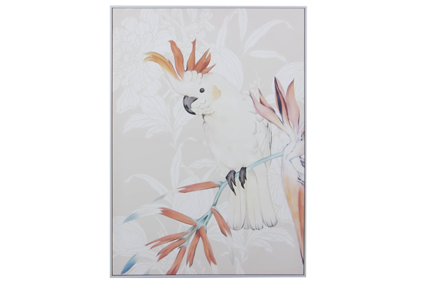 CP279014 BIRD PRINTING CANVA WITH FRAME 100X4X140