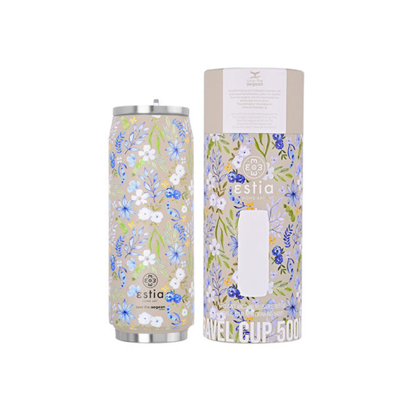 01-16784 TRAVEL CUP SAVE THE AEGEAN 500ML Symphony Taupe