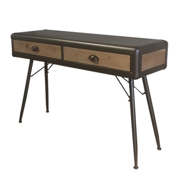 ITMB-171209 CONCOLE TABLE SPRUCE METAL 118X40X77