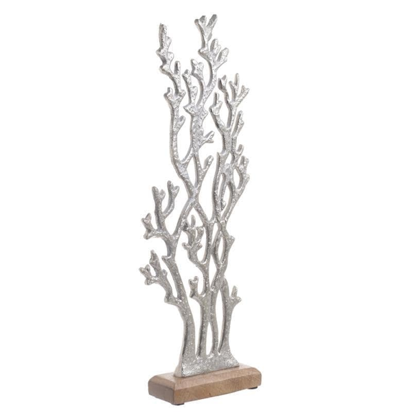 3-70-357-0109 ΔΙΑΚΟΣΜ.ΚΟΡΑΛΙ ΜΕΤΑΛ/ΞΥΛ.ΑΣΗΜΙ/NATURAL 13X5X33