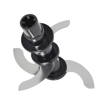 ΠΟΛΥΚΟΠΤΗΣ ΜΕ ΠΛΑΣΤΙΚΟ ΔΟΧΕΙΟ 0.7Lt BLACK PLUS