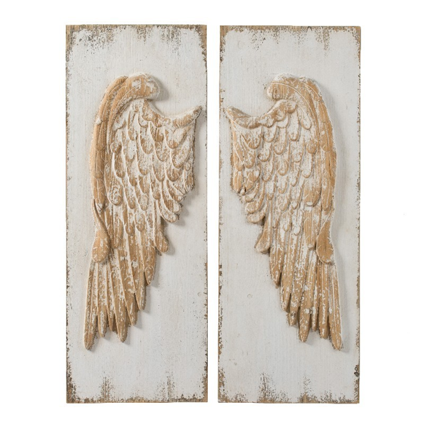 44996-DS ΠΙΝΑΚΑΣ ΞΥΛΙΝΟΣ ΑΝΑΓΛΥΦΟΣ WINGS ΣΕΤ/2