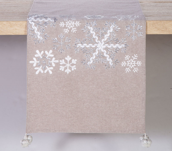 RUNNER ΒΑΜΒ-ΠΟΛ CHRISTMAS SNOW 33X150
