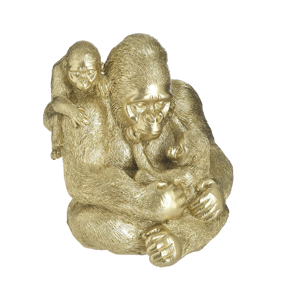 ΓΟΡΙΛΑΣ RESIN ΧΡΥΣΟΣ 20Χ19Χ23