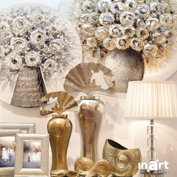 INART ΦΩΤΙΣΤΙΚΟ ΕΠΙΤΡΑΠΕΖΙΟ ΜΕΤΑΛ/PLEXI ΑΣΗΜΙ/ΛΕΥΚΟ Δ30X50