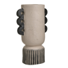 INART ΒΑΖΟ FIBERGLASS ΕΚΡΟΥ/ΜΑΥΡΟ 21Χ14Χ36