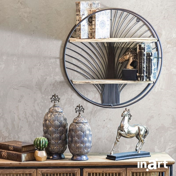 INART S/2 ΚΟΥΤΙ/ΒΙΒΛΙΟ PU ΚΑΦΕ 19Χ5Χ27