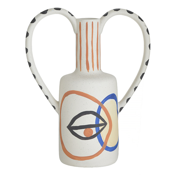 INART ΒΑΖΟ ΚΕΡΑΜΙΚΟ MULTICOLOR 25Χ13Χ32