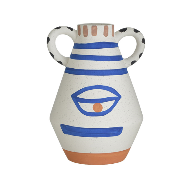 INART ΒΑΖΟ ΚΕΡΑΜΙΚΟ MULTICOLOR 18Χ17,5Χ26