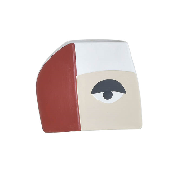 INART ΒΑΖΟ ΚΕΡΑΜΙΚΟ MULTICOLOR 16X8X14