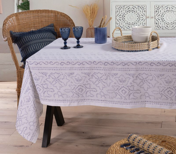 ΤΡΑΠΕΖΟΜΑΝΤΗΛΟ ΒΑΜΒ MYSTERIOUS BLUE 140X140