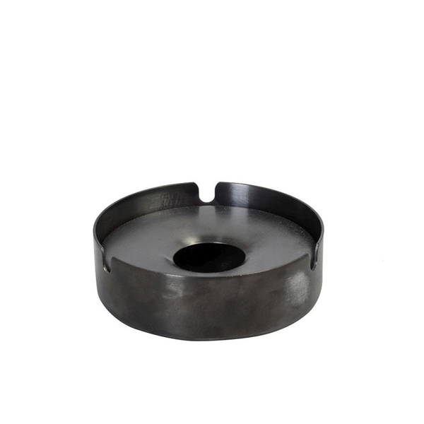 SUT104 ΣΤΑΧΤΟΔΟΧΕΙΟ ΑΝΤΙΑΝΕΜΙΚΟ ΜΕ ΚΑΠΑΚΙ SS 18/0 PVD ΜΑΥΡΟ D8ΕΚ