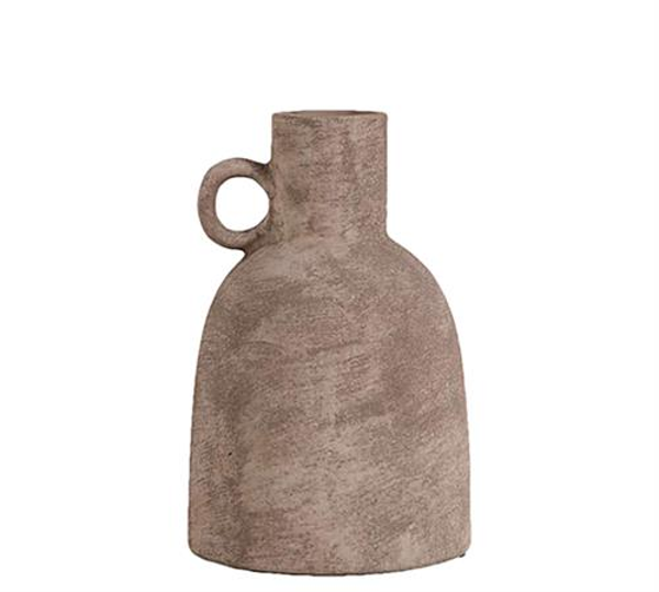 TR108 ΧΕΙΡΟΠΟΙΗΤΟ ΒΑΖΟ TERRACOTTA OINOXOH 25.5CM