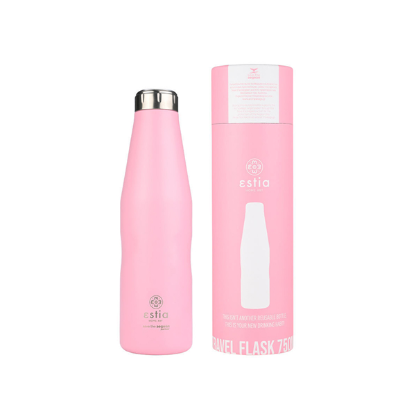 ΘΕΡΜΟΣ TRAVEL FLASK SAVE THE AEGEAN 750ml BLOSSOM ROSE