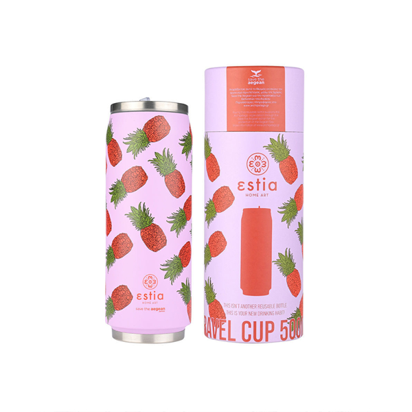 ΘΕΡΜΟΣ TRAVEL CUP SAVE THE AEGEAN 500ml TROPIC TANGO