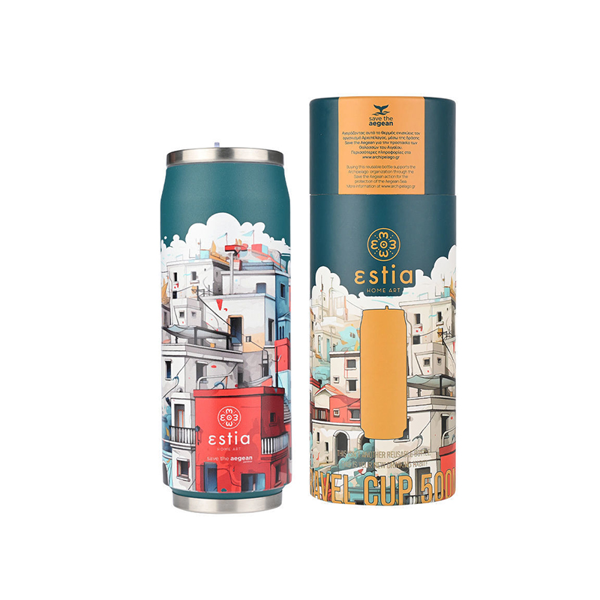 ΘΕΡΜΟΣ TRAVEL CUP SAVE THE AEGEAN 500ml URBAN MYTHOS