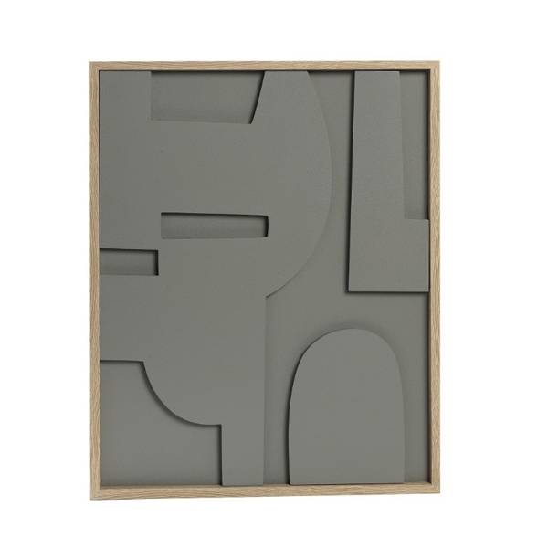 ΠΙΝΑΚΑΣ ΣΕ 3D ΚΑΜΒΑ ΓΚΡΙ 50Χ40ΕΚ FAL110