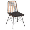 ΚΑΡΕΚΛΑ ΜΕΤΑΛΛΙΚΗ ALLEGRA WICKER 46Χ59Χ83