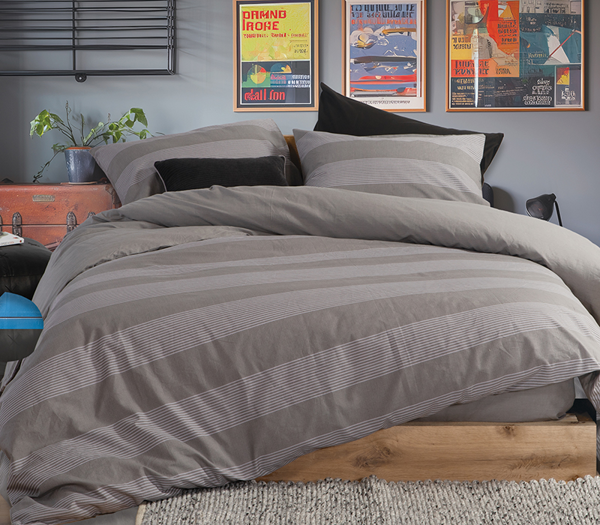ΣΕΤ ΠΑΠΛΩΜΑΤΟΘΗΚΗ ΥΠΕΡΔΙΠΛΗ CASUAL STRIPE 240Χ230 NEF-NEF HOMEWARE