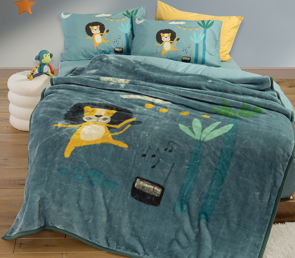 ΠΑΙΔΙΚΗ ΚΟΥΒΕΡΤΑ WILD DANCE 160Χ220 NEF-NEF HOMEWARE