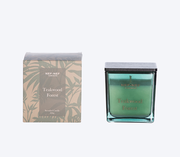 ΑΡΩΜΑΤΙΚΟ ΚΕΡΙ TEAKWOOD FOREST 25 200gr NEF-NEF HOMEWARE