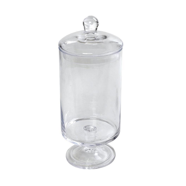 ΔΟΧΕΙΟ ΓΥΑΛΙΝΟ ΜΕ ΠΟΔΙ ΚΑΙ ΚΑΠ. ΚΥΛΙΝΔ. 3-5mm 12X31,5EK