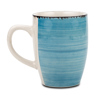 10-099-225 Κούπα stoneware LINES FADED BLU 35