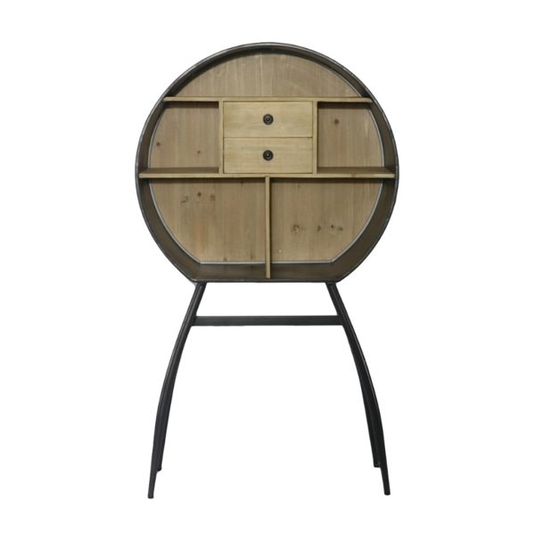 ΚΟΜΟ-ΜΠΑΡ ΣΤΡΟΓΓΥΛΟ 80Χ30,5Χ141cm