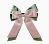 OR020 VELVET DECO RIBBON  PINK GREEN,23X30CM