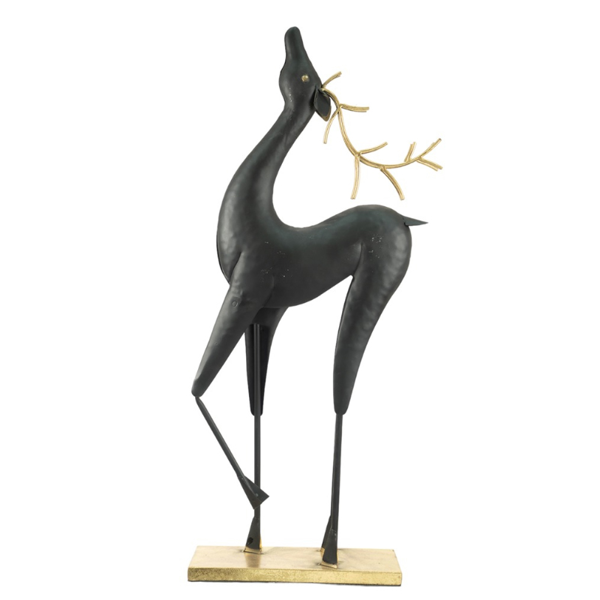 ΧΡΙΣΤΟΥΓΕΝΝΙΑΤΙΚΟΣ ΤΑΡΑΝΔΟΣ ΜΕΤΑΛΛΙΚΟΣ ΧΡΥΣΟΣ ΜΑΥΡΟΣ ΣΕ ΒΑΣΗ 31Χ10Χ68,5ΕΚ